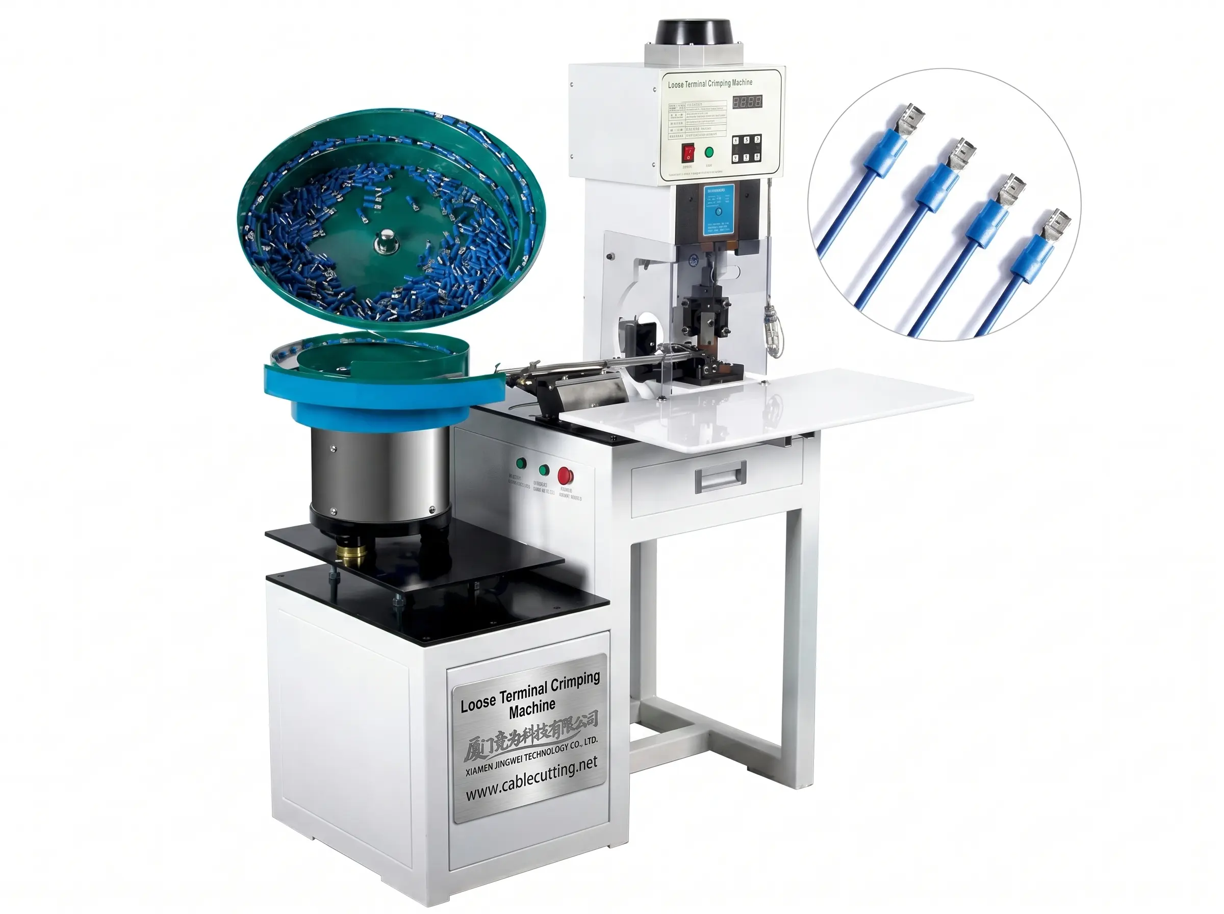 WPM-160 Vibrationsmatad Crimpmaskin för Lösa Terminaler - Högprecision