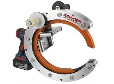 Borrdriven handhållen orbital stretchwrapper HROW-450