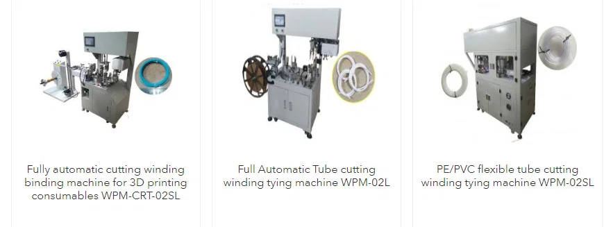 Automatiska kabelupprullnings- och bindningsmaskiner. Snabba, precisa, arbetsbesparande. Öka produktionseffektiviteten.