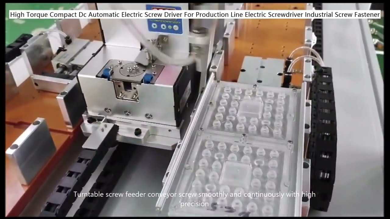 Högt vridmoment, kompakt DC automatisk elskruvdragare för produktionslinjer