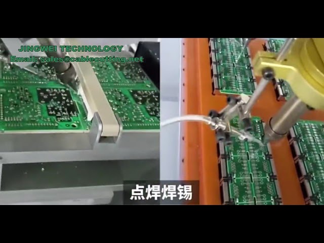 Helt automatisk lödmaskin för PCB – punktlödning med automatisk matning