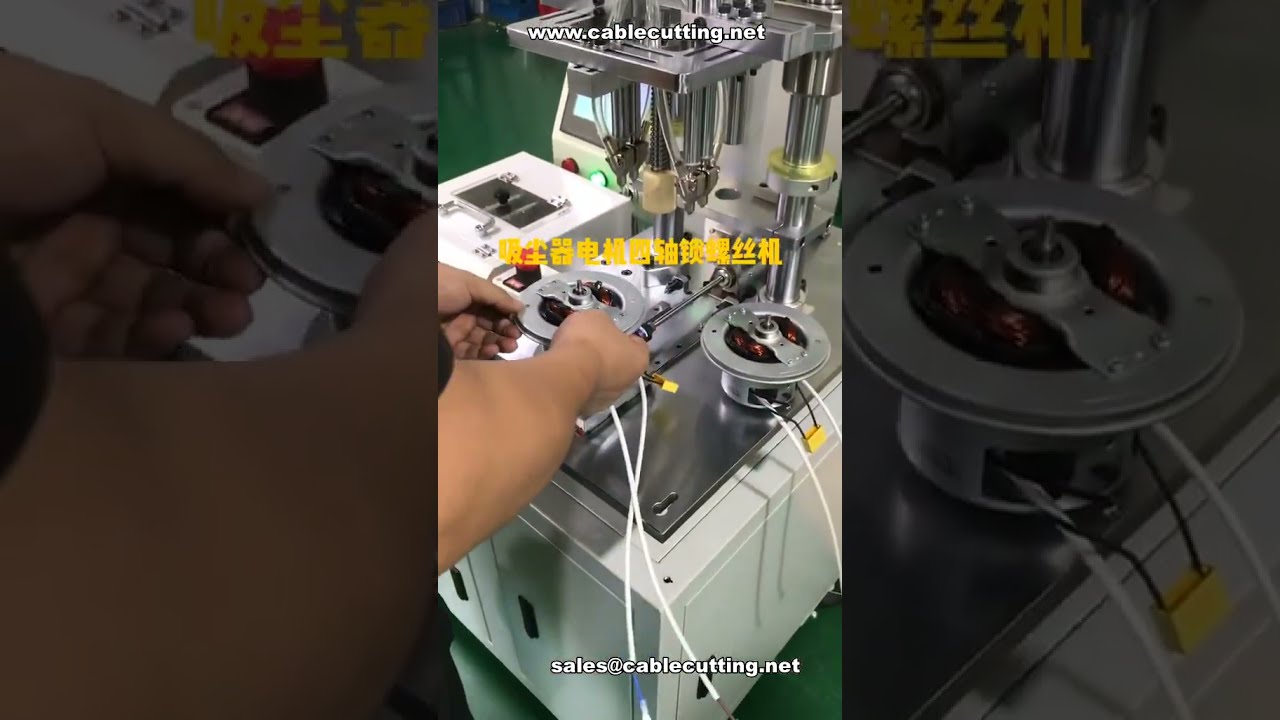 4-axlig automatisk skruvdragningsmaskin för motorer – industriell automation