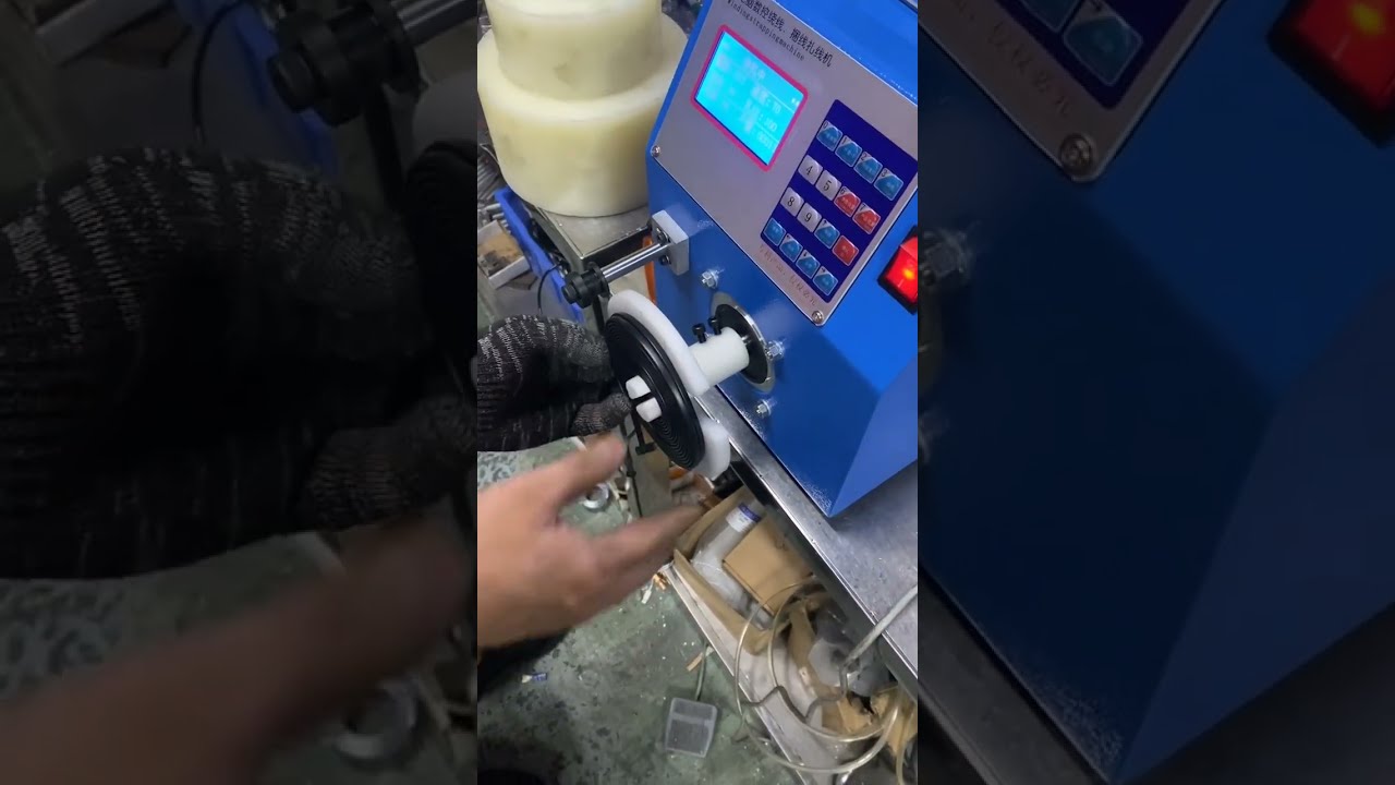 Handhållen enspindlig lindningsmaskin för datakablar – optimera din produktion #fabrik #maskin
