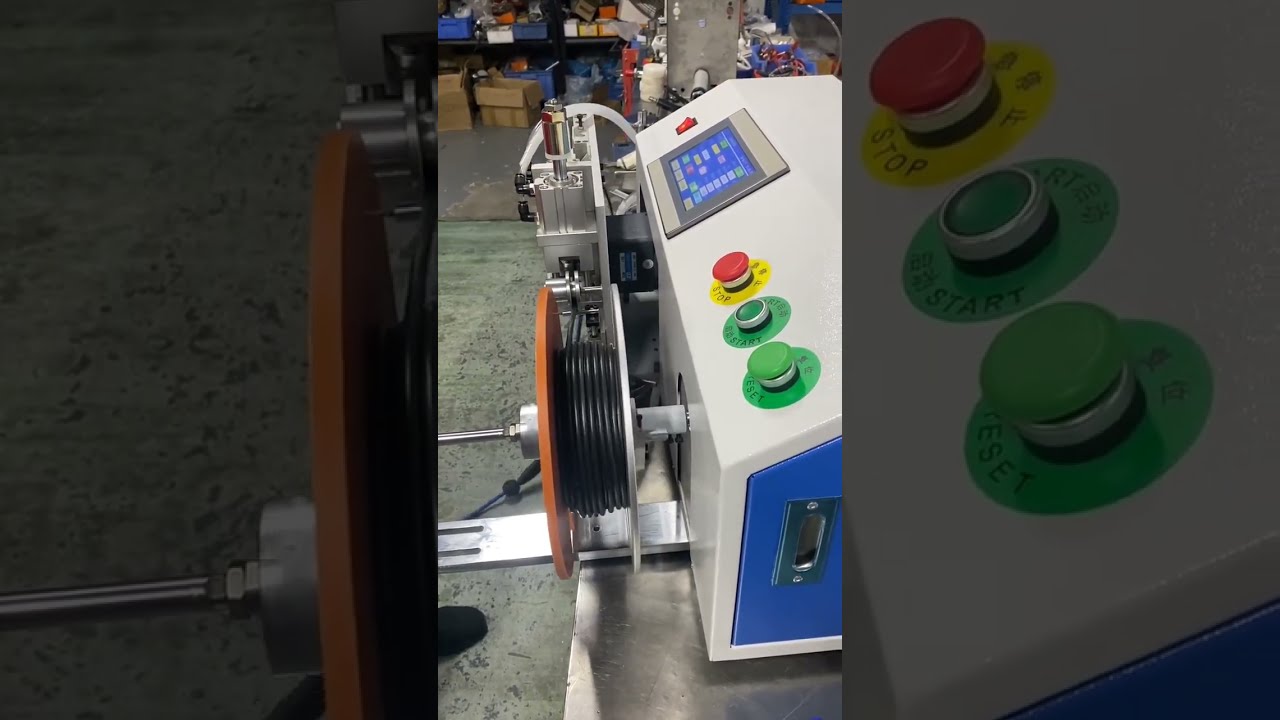 Automatisk mätning, sortering, kapning, trådlindning & coilning – allt i en maskin för precision