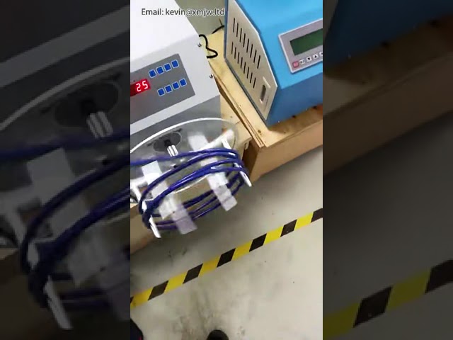 Höghastighets automatisk lindningsmaskin för enkeltråd – datakablar, USB, hörlurar och AC/DC-strömkablar