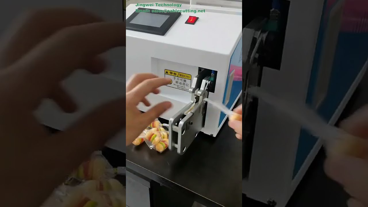 Högkvalitativ halvautomatisk twisttrådare för bröd- och godispåsar