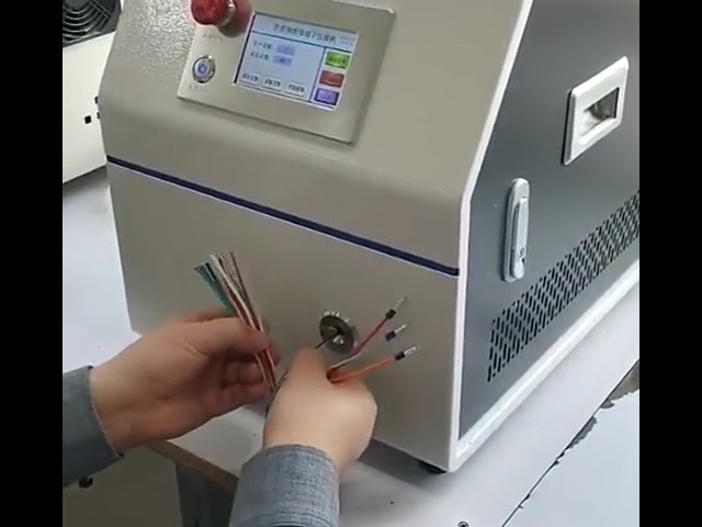 Automatisk aviserings- och crimpmaskin för rörkabelskor 0,5–4,0 mm², fyrkantklämma