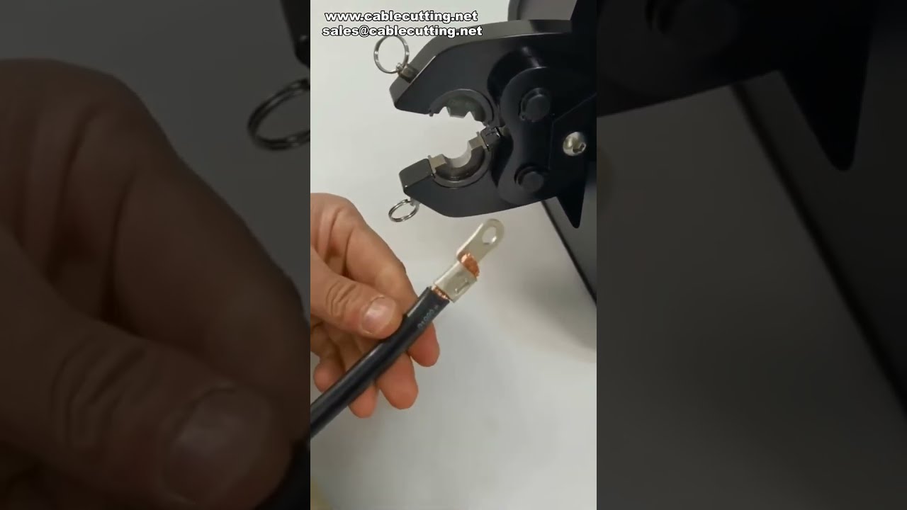 Effektiv elektrisk kabelpress för industriell produktion | Automation & maskin