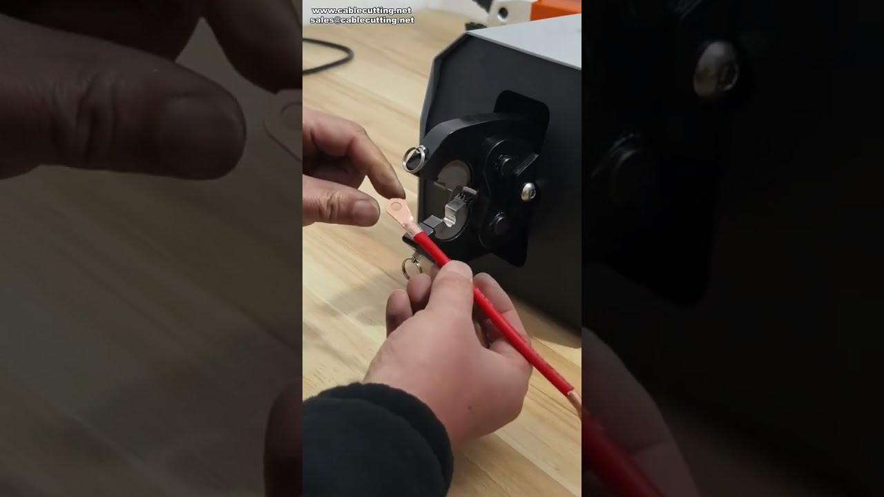 Pneumatisk Krympmaskin för Kabelskor 5-300A - #fabrik #maskin