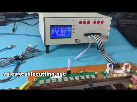 Automatisk USB-kabeltestmaskin WPM-8681 – snabb och pålitlig kvalitetskontroll