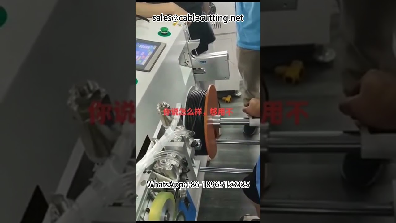 Effektiv kabellindnings- och bindningsmaskin för automation