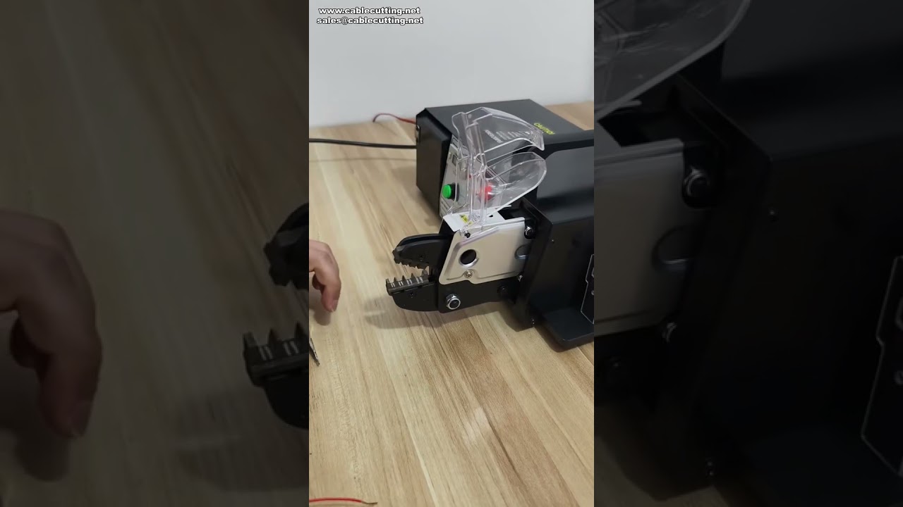 Elektrisk terminalkrympmaskin – test av alligatorklämmor