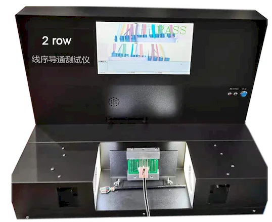 Dubbel Row Housing Tråd Color Tester WPM-8AB - Kabelhärvartestare
