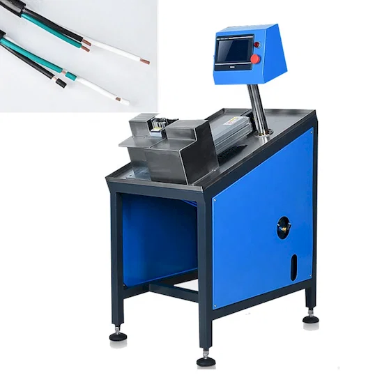 Multi-Kärna Sheath Tråd Long/Short Stripper WPM-25-290 - Halvautomatisk stålborstmaskin