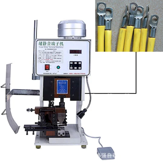 Semi-Auto Mute Terminalpressning Maskin WPM-3000S - Halvautomatisk pressmaskin